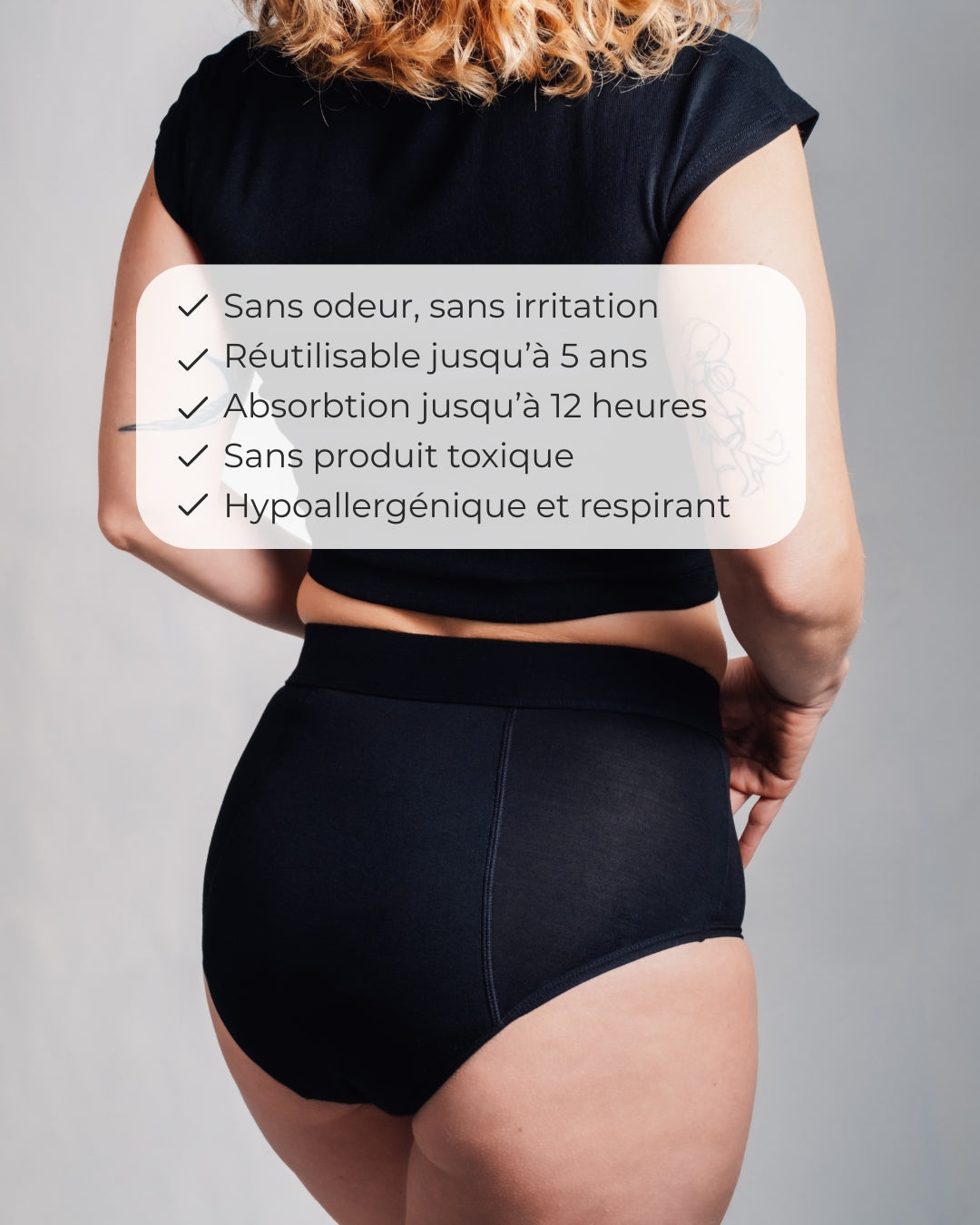 L'INDISPENSABLE - La Culotte menstruelle des flux extrèmes