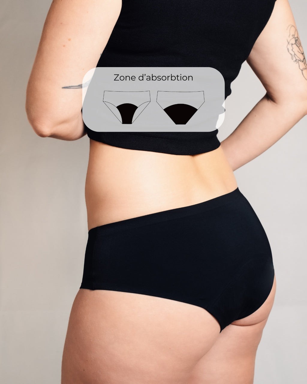L’Invisible, la culotte menstruelle invisible sous tes vêtements, imparable contre les fuites